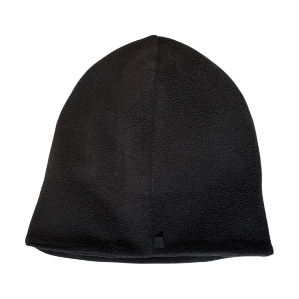 Lululemon Men’s Fleece Beanie - Black / Dark Grey - Size L/XL - Picture 4 of 6